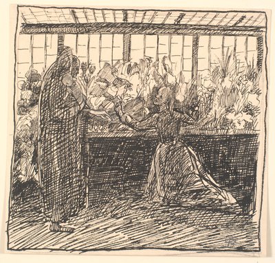 Ölümün Serasında Anne ve Ölüm by Fritz Syberg