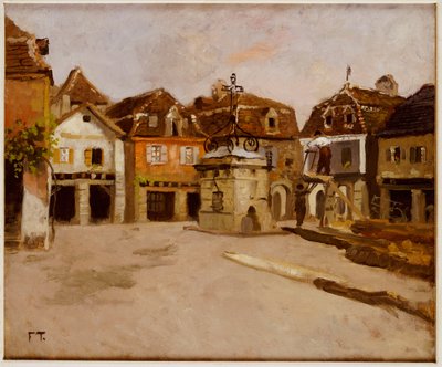 Bir Kent Meydanı by Frits Thaulow