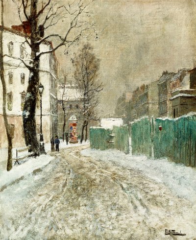 Arka Sokak, Montmartre, by Frits Thaulow