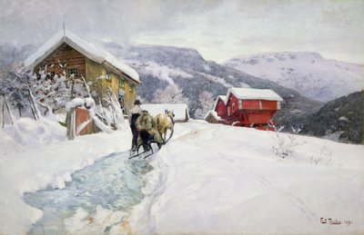 koçluk han by Fritz Thaulow