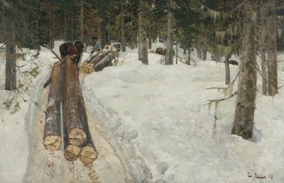 Sürüş Kereste by Fritz Thaulow