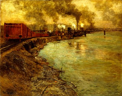 Yük Treni, Alacakaranlık, by Frits Thaulow