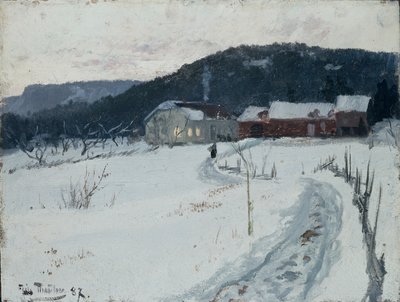 Grini, Yukarı Maja Çiftliği by Fritz Thaulow
