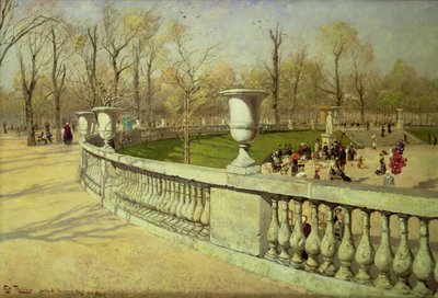 Lüksemburg Bahçeleri, 1883 by Frits Thaulow