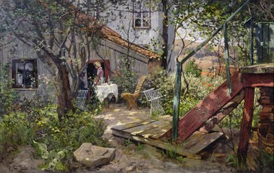 yaz günü by Fritz Thaulow