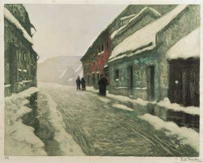 Çözülme (el renginde dağlama) by Fritz Thaulow