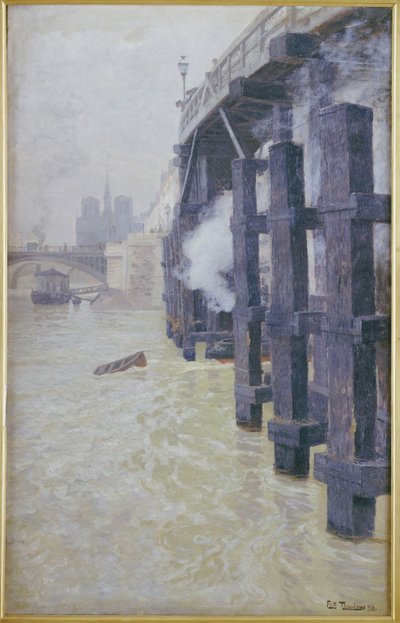 1893 Aralık ayında Seine by Frits Thaulow