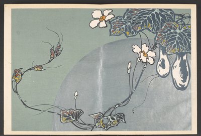Shasei sôka môyô, Hayattan bitki ve çiçek desenleri by Furuya Korin