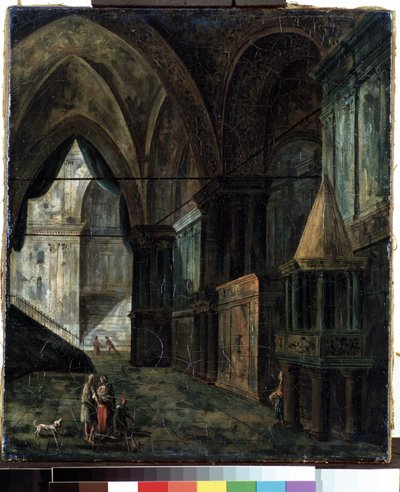 Bir katedralde (Bir katedralde). Fyodor Yakovlevich Alexeev