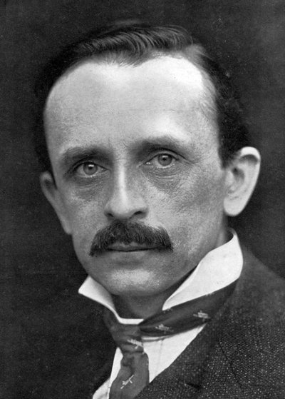 Sir James Matthew Barrie, İskoç romancı ve oyun yazarı, 1910. by GC Beresford