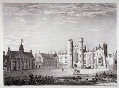 Lambeth Sarayı, Londra, c1830 by GF Bragg