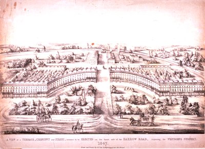 Harrow Yolu, Paddington, 1847 by G.L. Lee