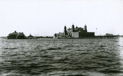 Ellis Adası, New York Limanı, 1903 by G.P. Hall und Sohn