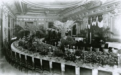 Metropolitan Kulübü iç by G.P. Hall und Sohn