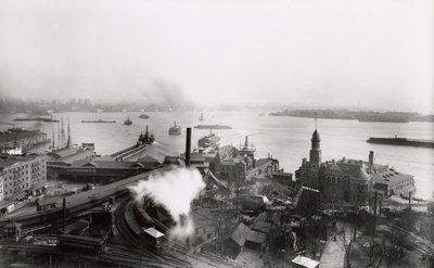 Güney Feribot Terminali, 1905 by G.P. Hall und Sohn