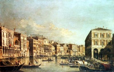 Büyük Kanal, Venedik by G. (Follower of A. Canaletto) Canaletto