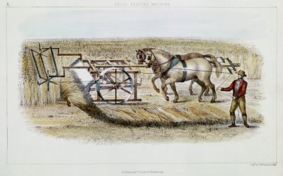 Çan biçme makinesi, 1851 by G. H. Swanston