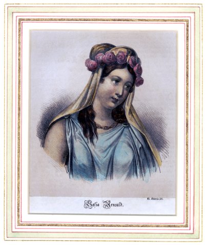 Sophie Arnould, Fransız soprano by G. Riccio