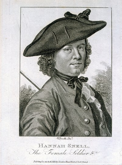 Hannah Snell, Kadın Asker, R.S. Kirby, 1804 by G. Scott
