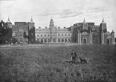 Hatfield Evi, Güney cephesi, c1900 by G. W. Wilson and Company