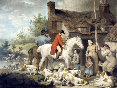 William Ward tarafından oyulmuş bir Country Alehouse dışında by G. and Ward J. Morland