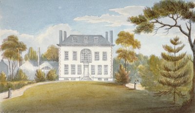 Mitcham Salonu, Mitcham, Surrey, 1825 by G Yates