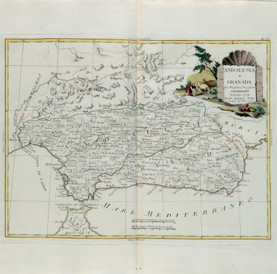 Endülüs ve Granada, G. Zuliani tarafından Venedik