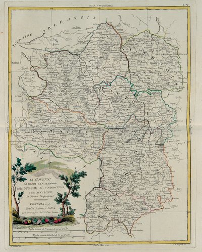 Berri, Nivernois, Marche, Bourbon ve Auvergne
