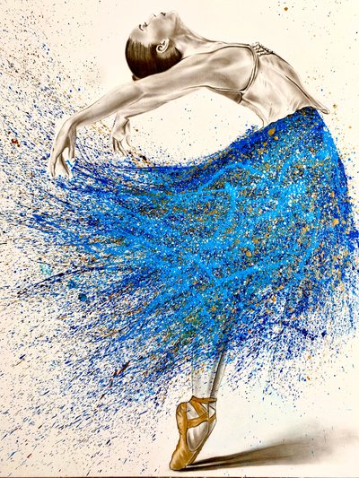 Mavi balerin by Gabor