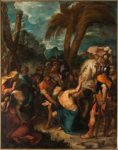 Aziz Andrew Tartling, İşkencesini Görünce Sevinçle by Gabriel (1630 1704) Blanchard
