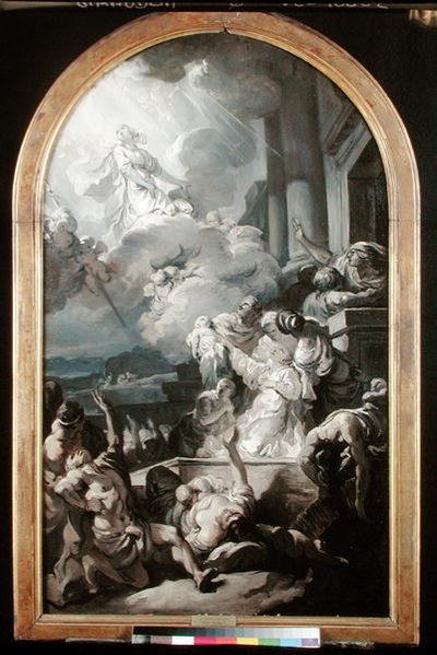 Aziz Genevieve Mucizesi, c.1765 by Gabriel Francois Doyen