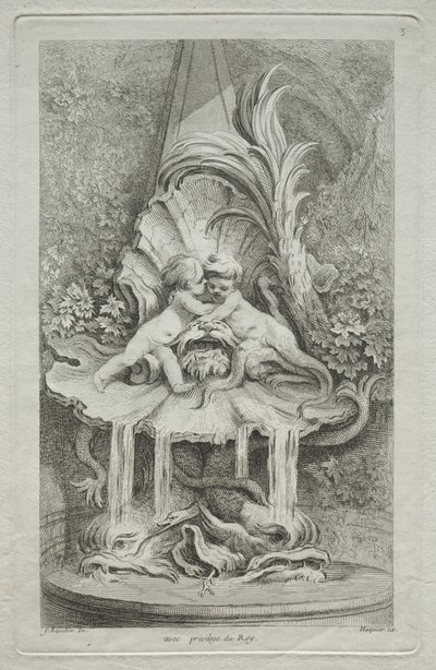 Çeşmeler Kitabı: No. 3, c. 1736. by Gabriel Huquier
