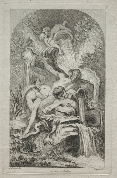 Çeşmeler Kitabı: No. 5, c. 1736. by Gabriel Huquier