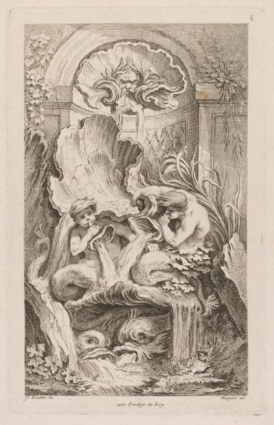 Çeşmeler Kitabı: No. 6, c. 1736. by Gabriel Huquier