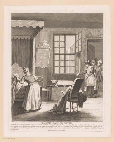 Slaapkamerinterieur, Ragotin ile een kist