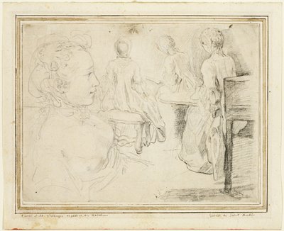  by Gabriel Jacques de Saint Aubin