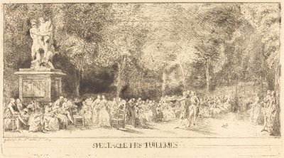 Sandalyeler [alt yarı] by Gabriel Jacques de Saint Aubin