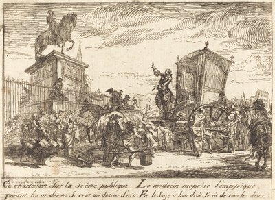 Şarlatan (Le şarlatan) by Gabriel Jacques de Saint Aubin
