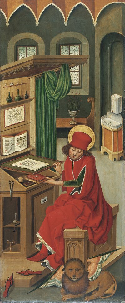 Evangelist Aziz Mark, 1478 by Gabriel Mälesskircher