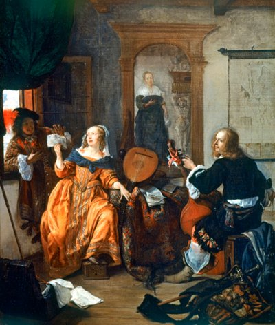 Müzikli Bir Parti, 1659 by Gabriel Metsu