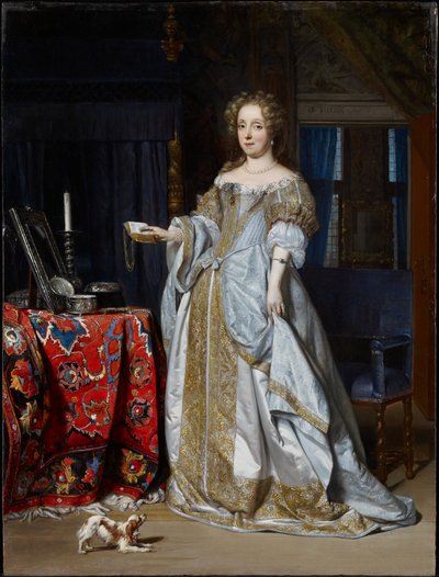 Bir Bayan Portresi by Gabriel Metsu