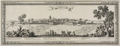Landrecy ve Heynault, 1631 by Gabriel Perelle