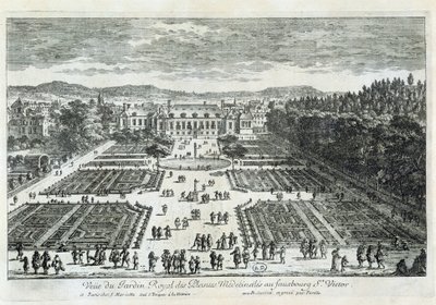 Perelle tarafından 17. yüzyılda Jardin des Plantes