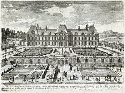 Meudon kalesinin görünümü - Perelle tarafından, 17. yüzyılın sonlarında by Gabriel Perelle