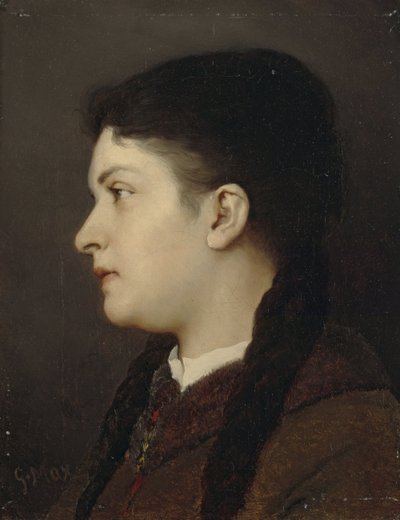 kız portresi by Gabriel von Max