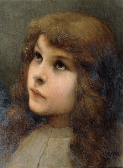 çalışma kafası by Gabriel von Max