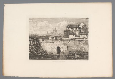 Hôtel de Bretonvilliers kalıntılarının görünümü Ruines de l