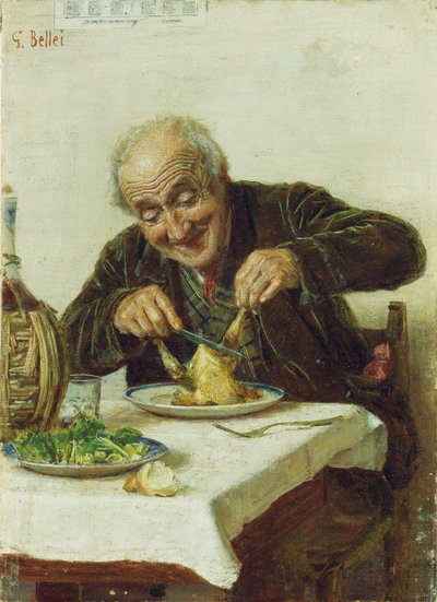 Tatmin Edici Bir Yemek by Gaetano Bellei