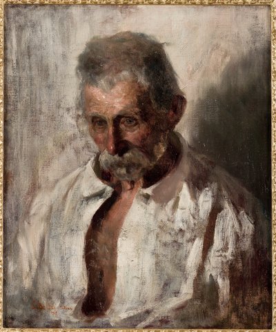 Yaşlı Bir Adamın Portresi by Gaetano Bellei