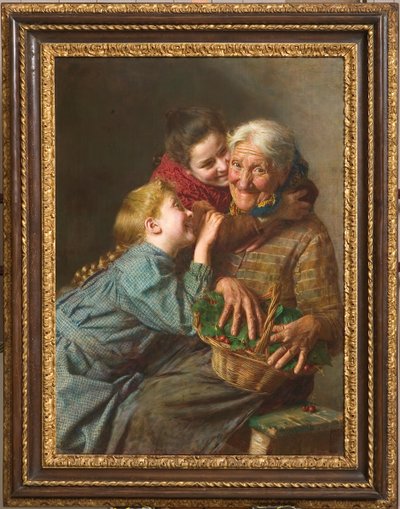 Hoş Geldiniz Konuğu 1882 (tuval üzerine yağlı boya) by Gaetano Bellei